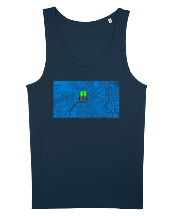 Circuit Board Navy