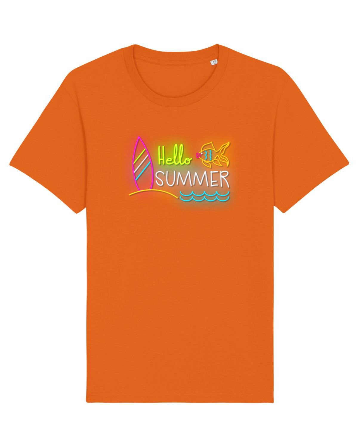 Tricou mânecă scurtă Unisex Rocker Bright Orange