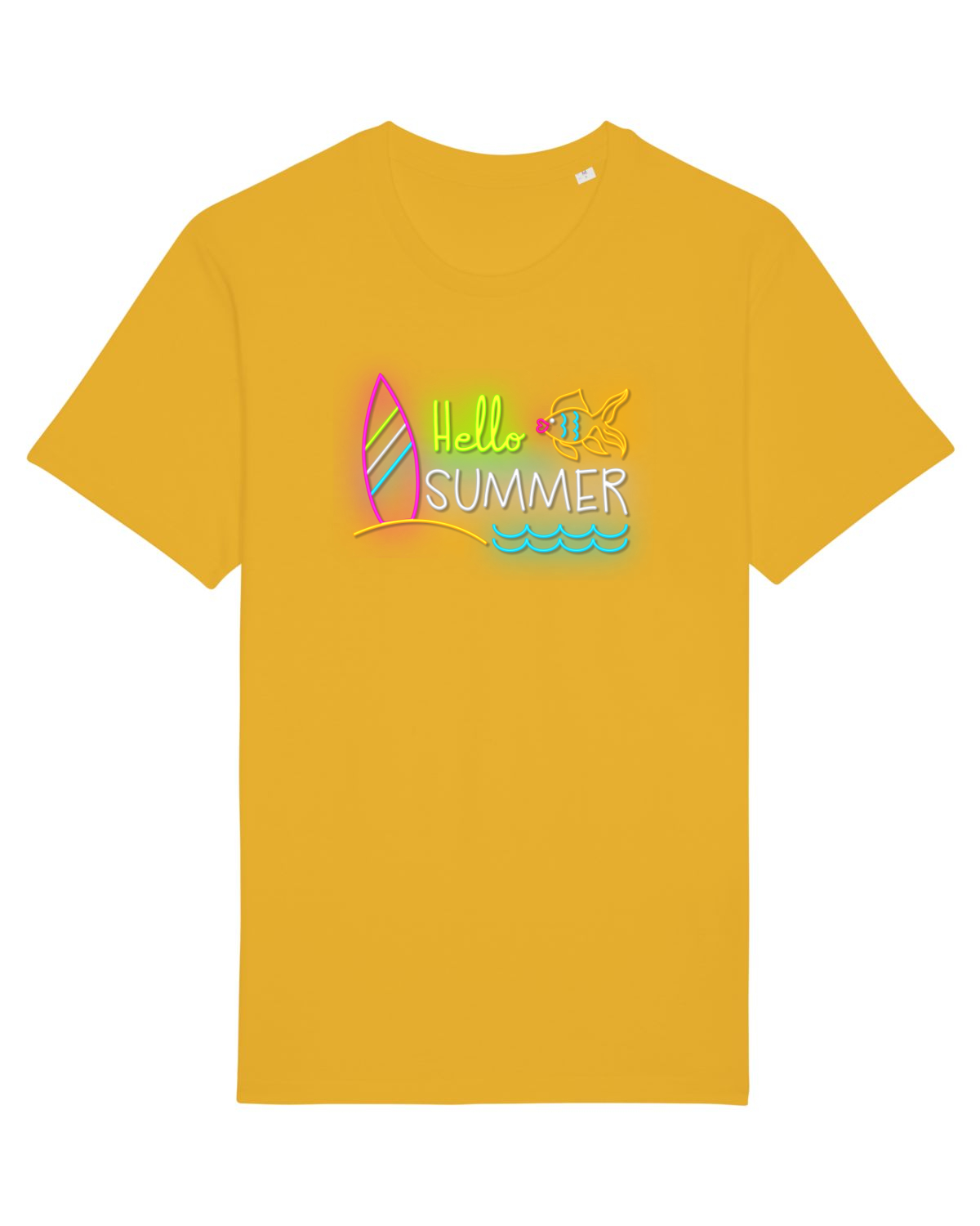 Tricou mânecă scurtă Unisex Rocker Spectra Yellow
