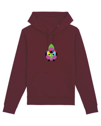cmyk bird Burgundy