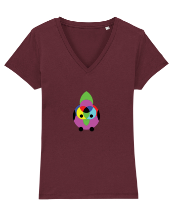 cmyk bird Burgundy