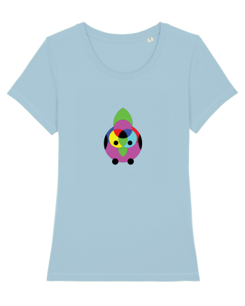 cmyk bird Sky Blue