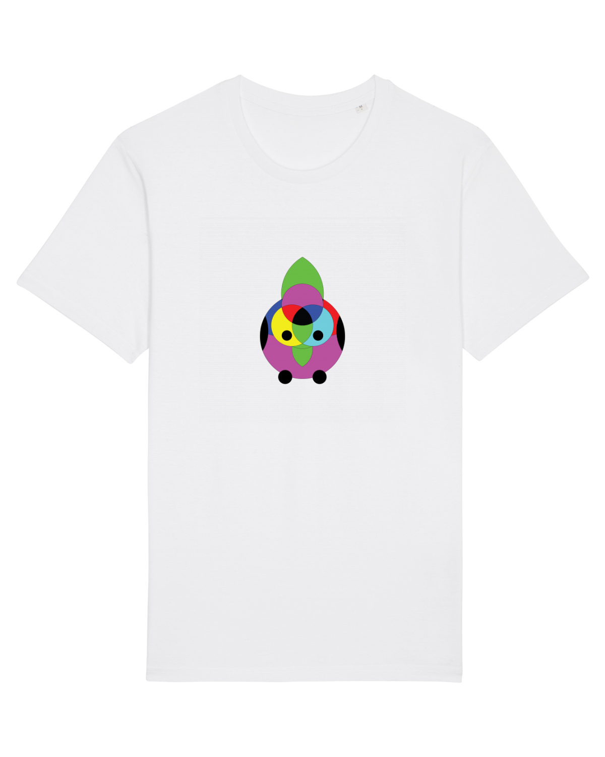 Tricou mânecă scurtă Unisex Rocker White