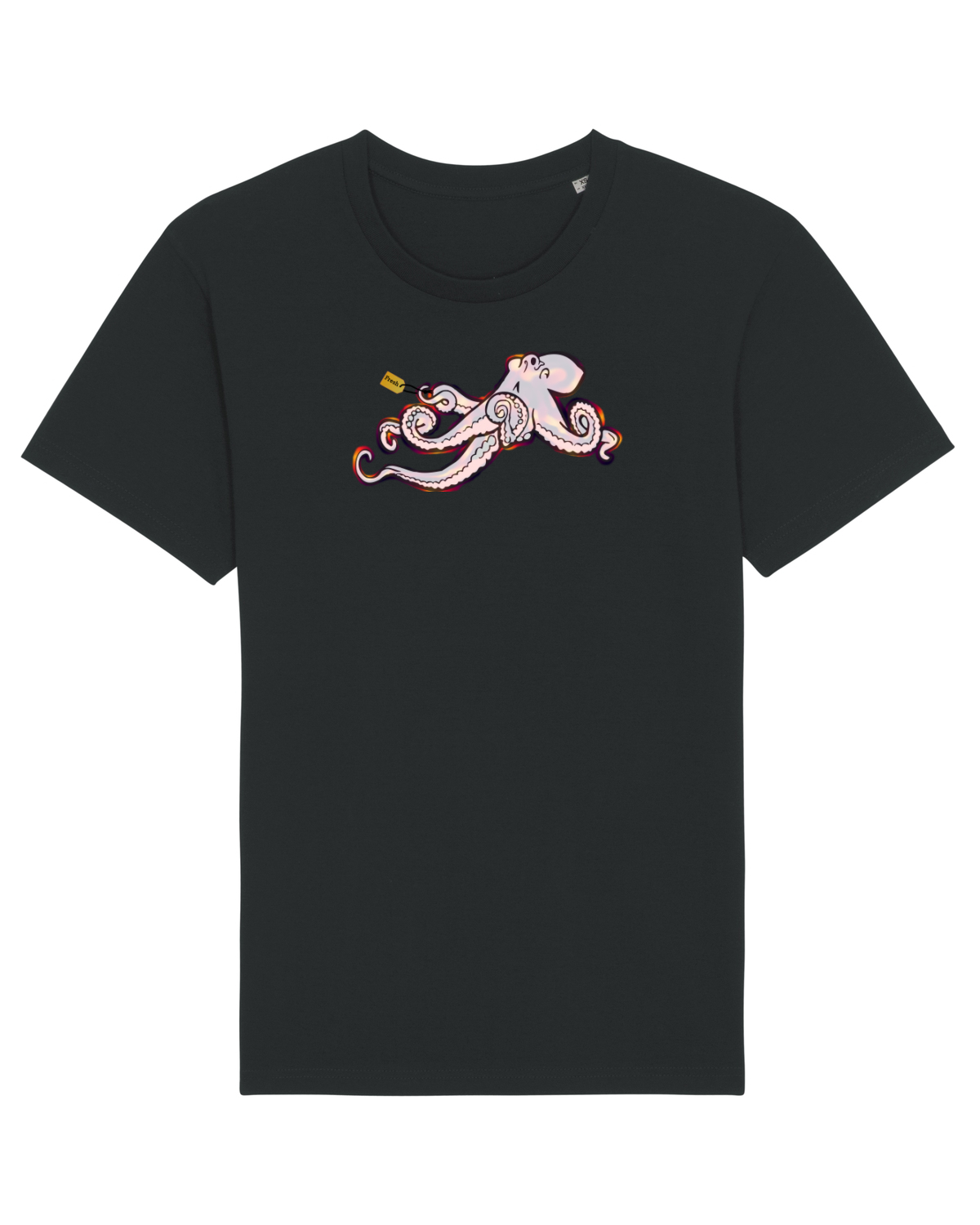 Tricou mânecă scurtă Unisex Rocker Black
