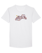 Octopus Tricou mânecă scurtă guler larg Bărbat Skater