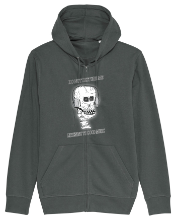 skull listening music Anthracite