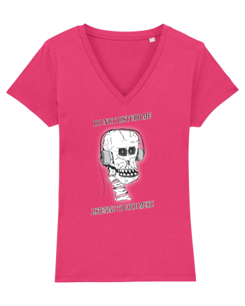 skull listening music Raspberry