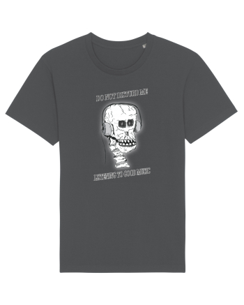 skull listening music Anthracite