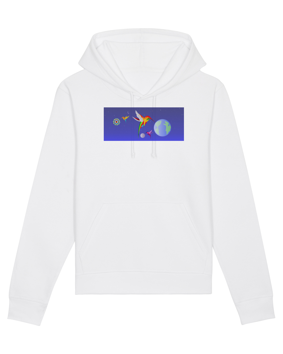 Hanorac Unisex Drummer White