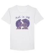 punk is love Tricou mânecă scurtă guler larg Bărbat Skater
