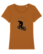 country ride addicted Tricou mânecă scurtă guler larg fitted Damă Expresser