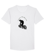 country ride addicted Tricou mânecă scurtă guler larg Bărbat Skater