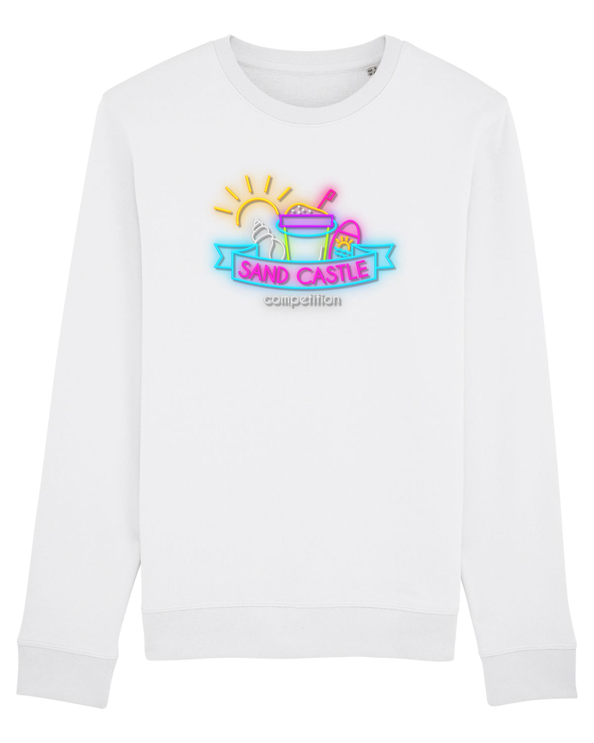 Bluză mânecă lungă Unisex Rise White