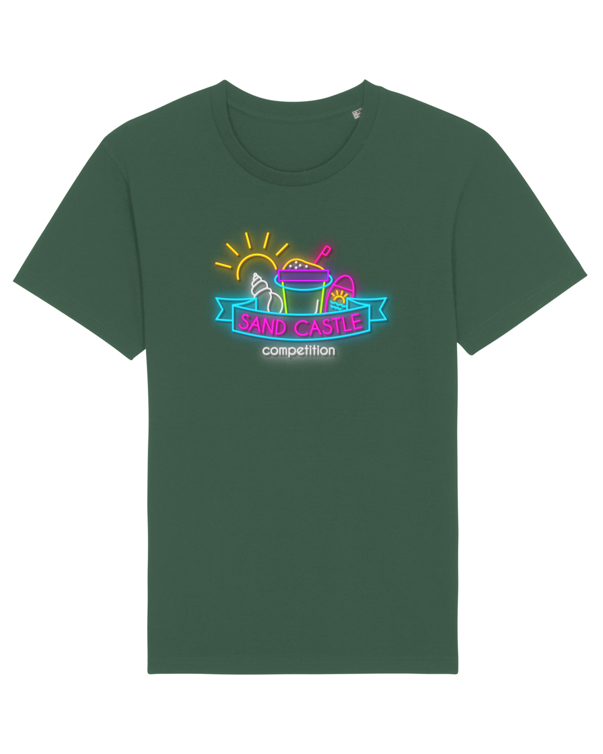 Tricou mânecă scurtă Unisex Rocker Bottle Green
