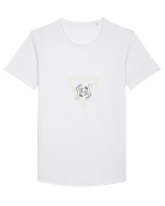 face figure Tricou mânecă scurtă guler larg Bărbat Skater