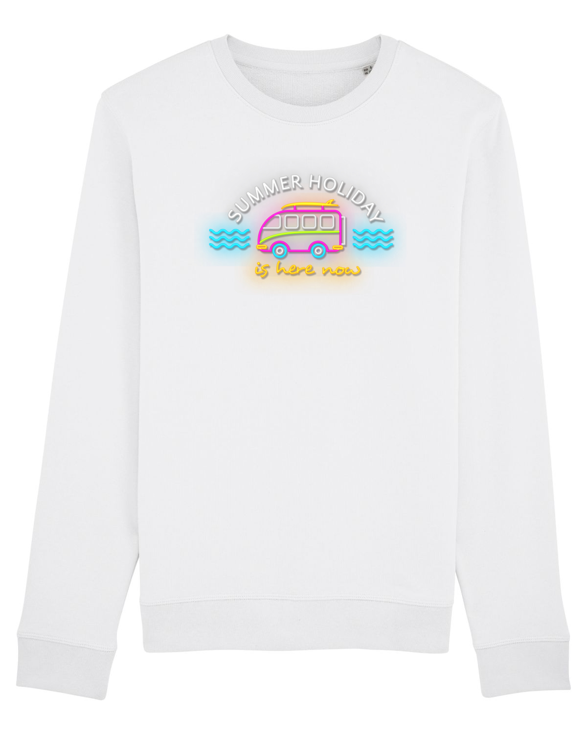 Bluză mânecă lungă Unisex Rise White