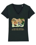 My dog is my best friend 4 Tricou mânecă scurtă guler V Damă Evoker