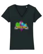 Petrecere exotică Tricou mânecă scurtă guler V Damă Evoker