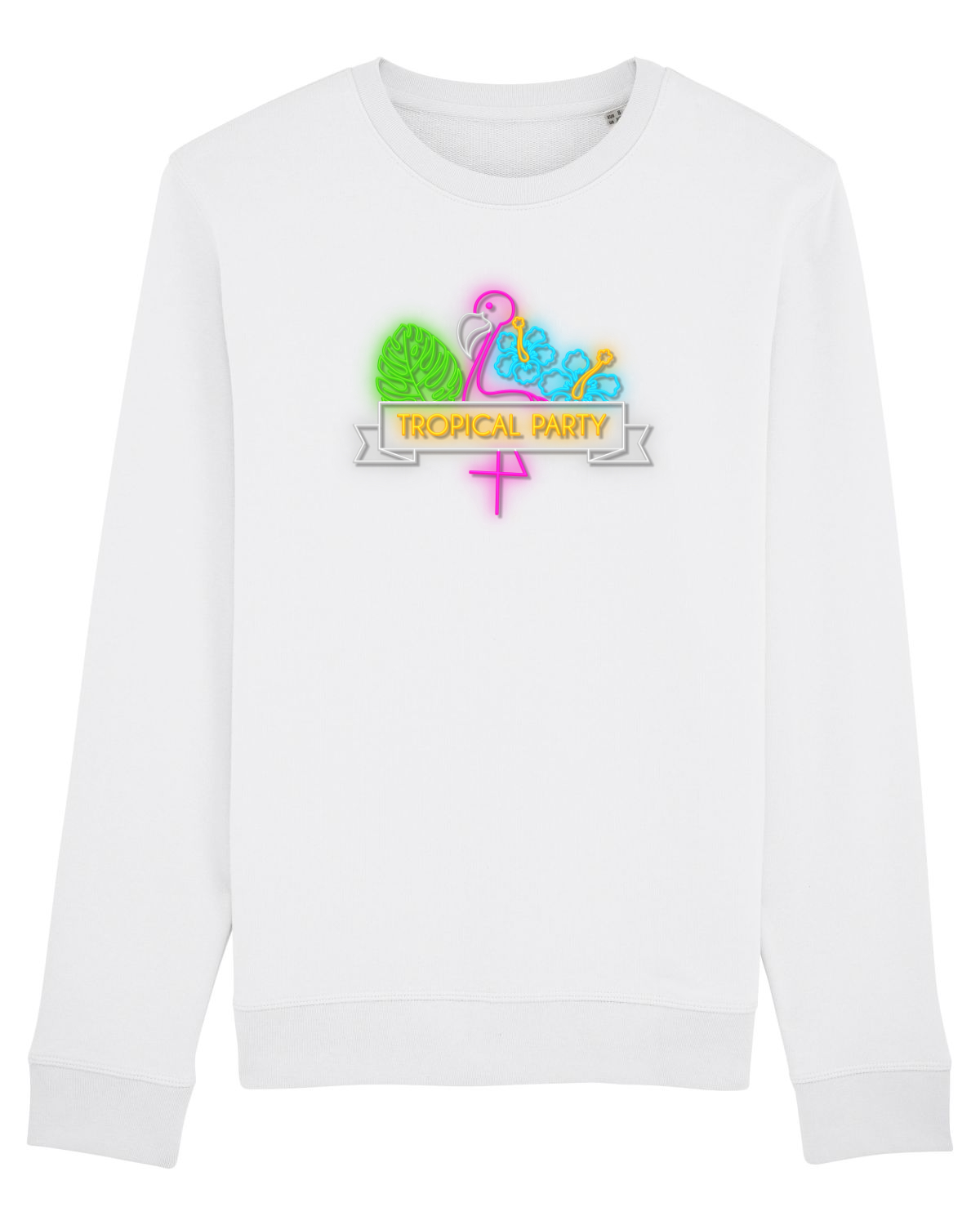 Bluză mânecă lungă Unisex Rise White
