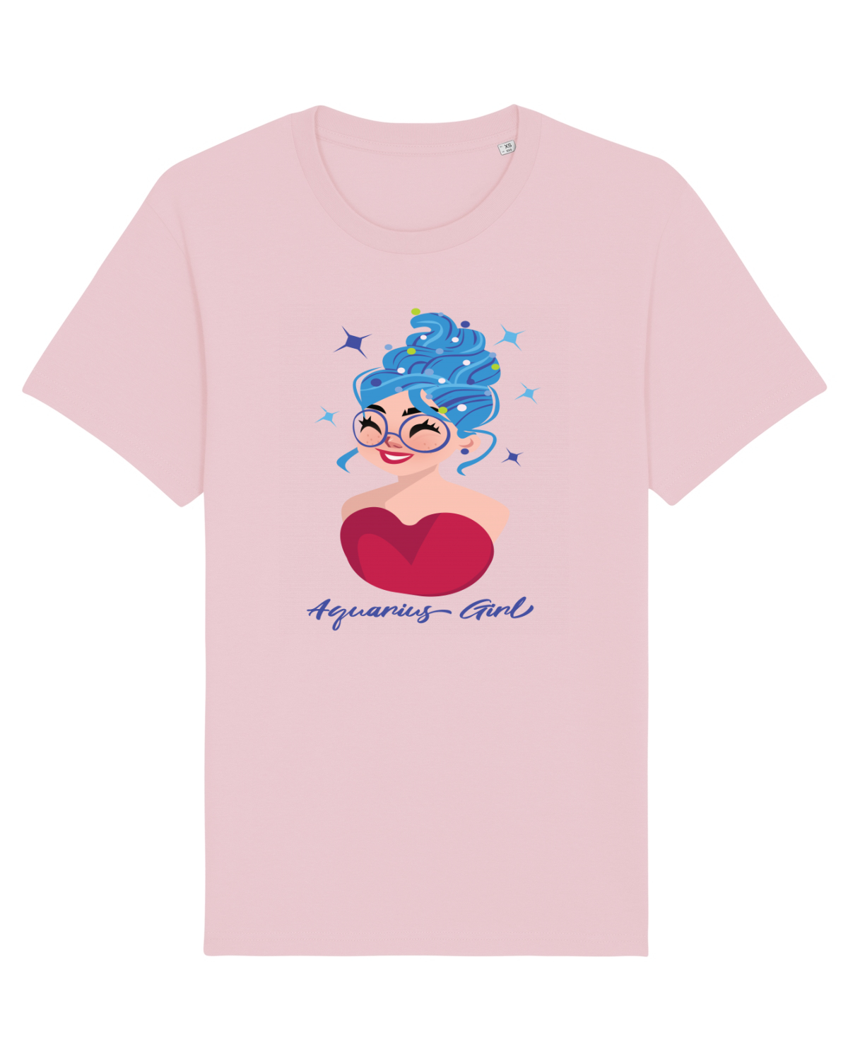 Tricou mânecă scurtă Unisex Rocker Cotton Pink