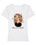 Rac Cancer Tricou mânecă scurtă guler larg fitted Damă Expresser