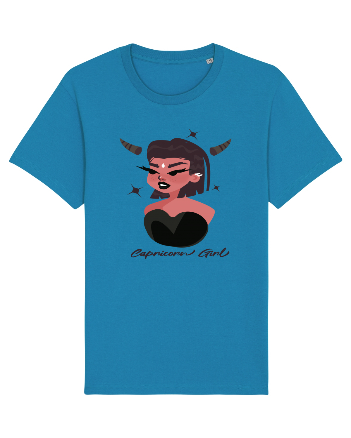Tricou mânecă scurtă Unisex Rocker Azur