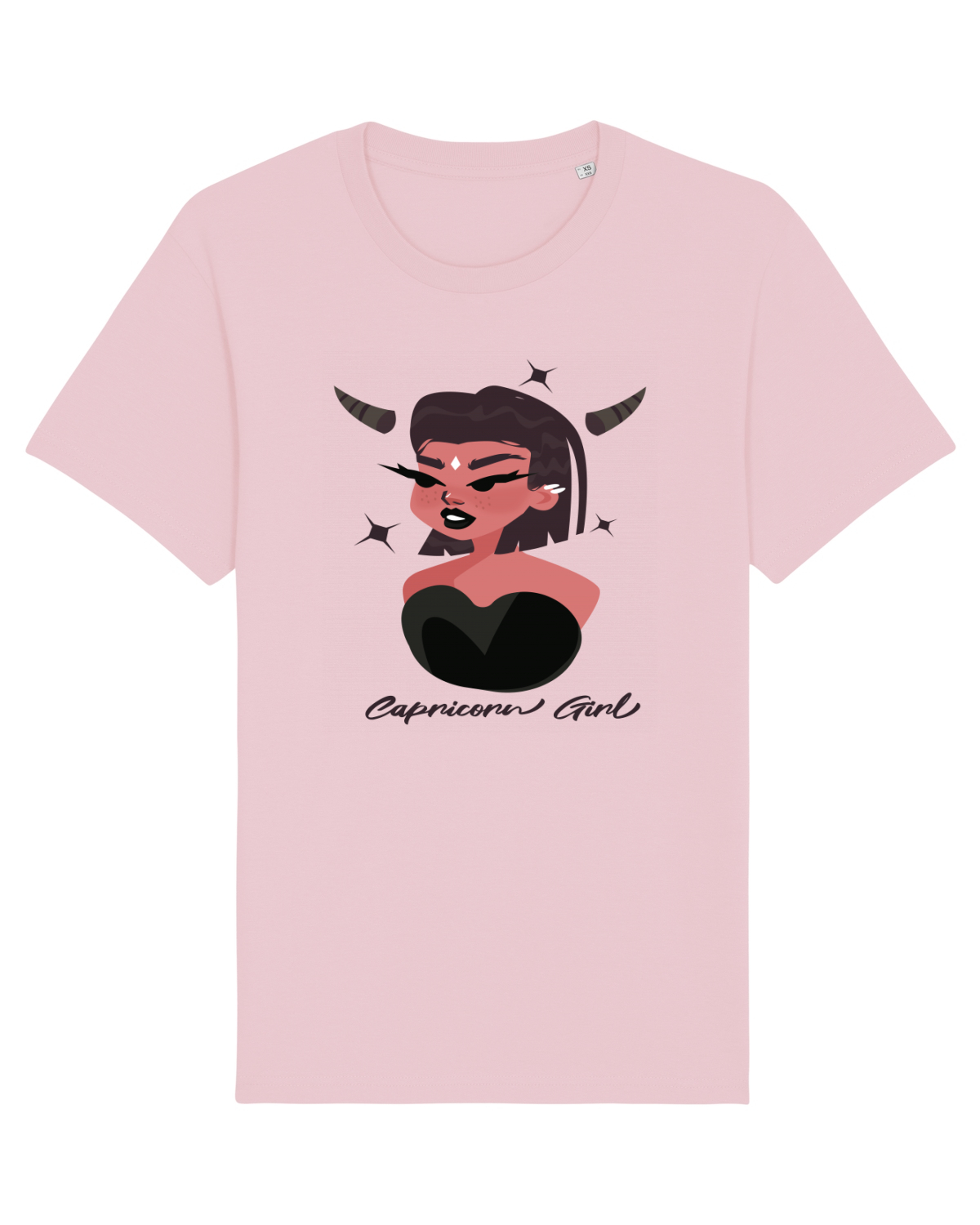 Tricou mânecă scurtă Unisex Rocker Cotton Pink