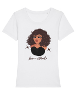 Leu Leo Tricou mânecă scurtă guler larg fitted Damă Expresser