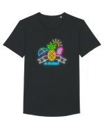 Vacanța perfectă Tricou mânecă scurtă guler larg Bărbat Skater