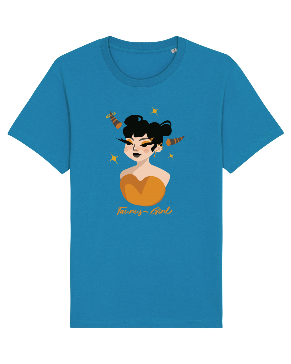Tricou mânecă scurtă Unisex Rocker Azur