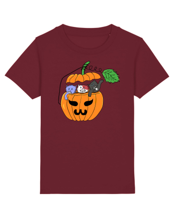 Cute halloween cats Burgundy