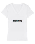 Surreal Vision no. 1 Tricou mânecă scurtă guler V Damă Evoker