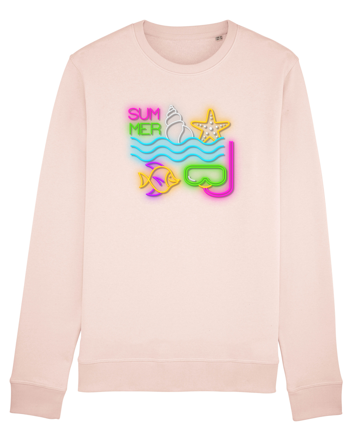 Bluză mânecă lungă Unisex Rise Candy Pink