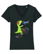Bikosaurus Tricou mânecă scurtă guler V Damă Evoker