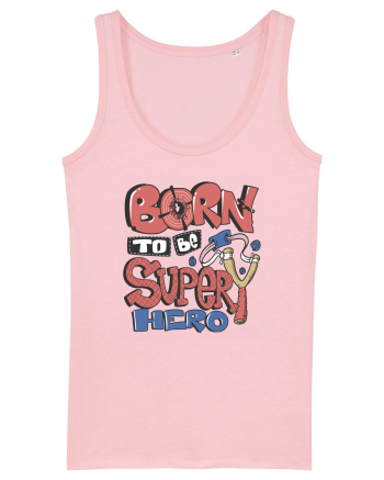 Born To Be Super Hero Cotton Pink