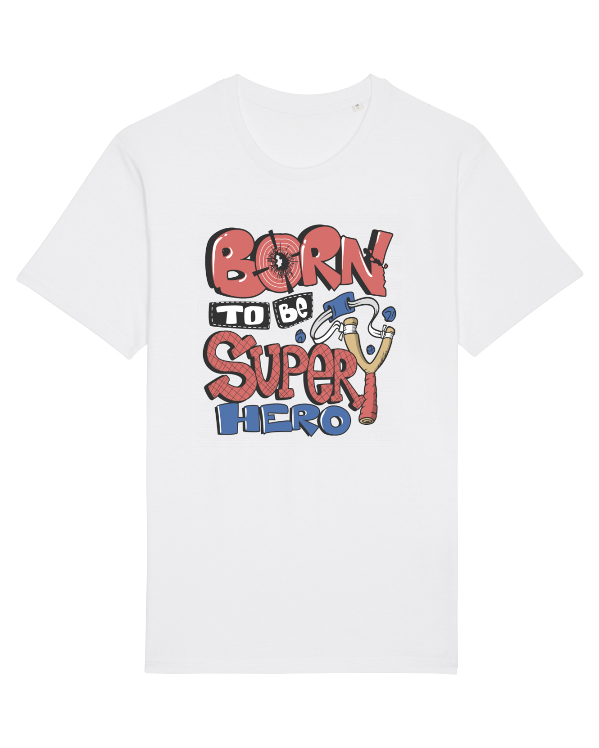 Tricou mânecă scurtă Unisex Rocker White