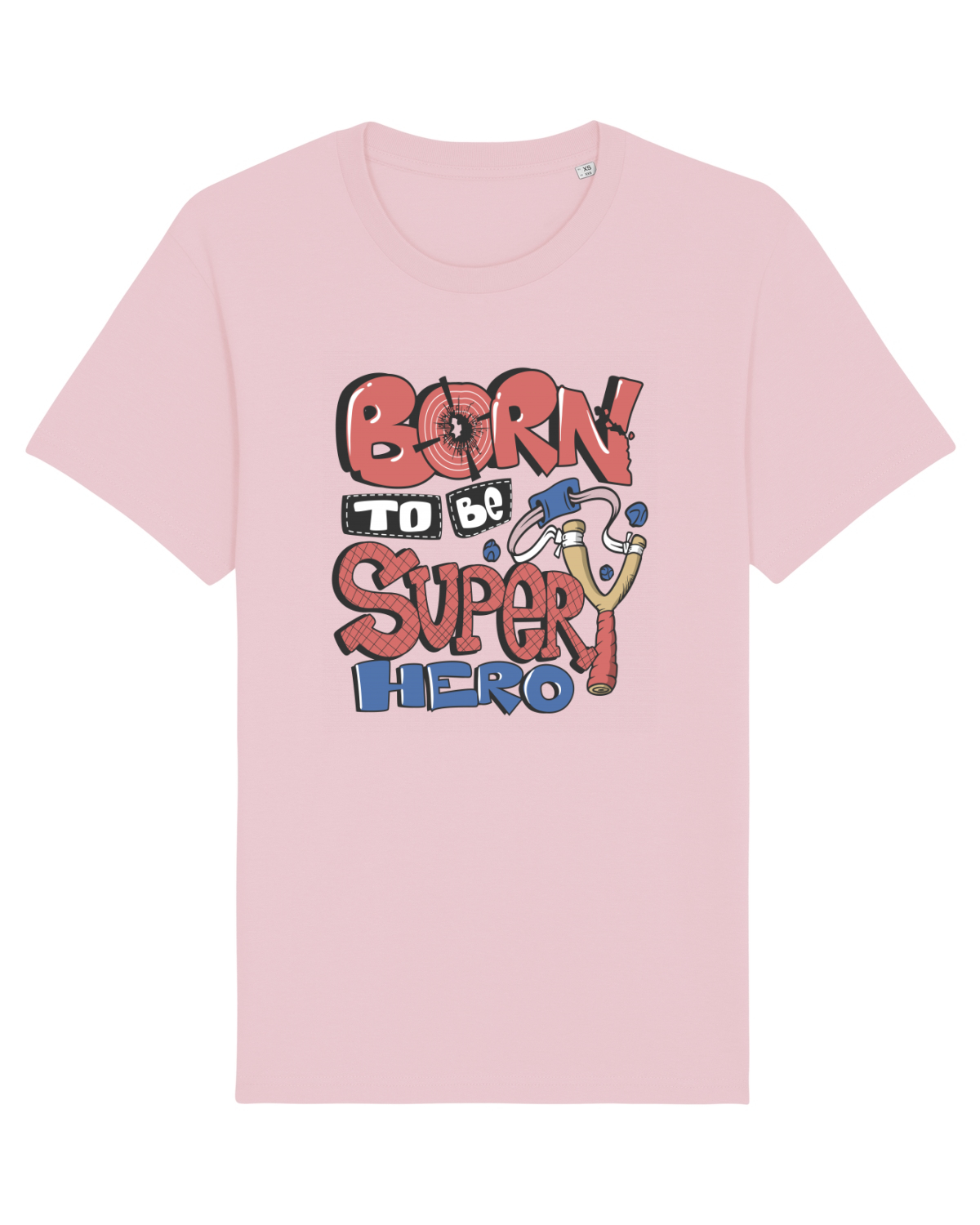 Tricou mânecă scurtă Unisex Rocker Cotton Pink