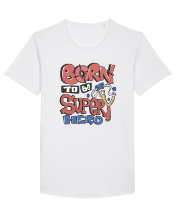 Born To Be Super Hero White