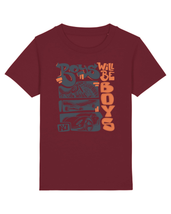 Boys Will Be Boys Burgundy