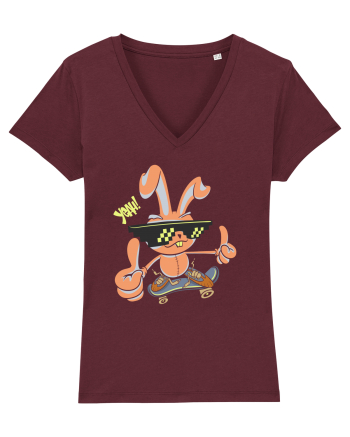 Bunny Skater Burgundy