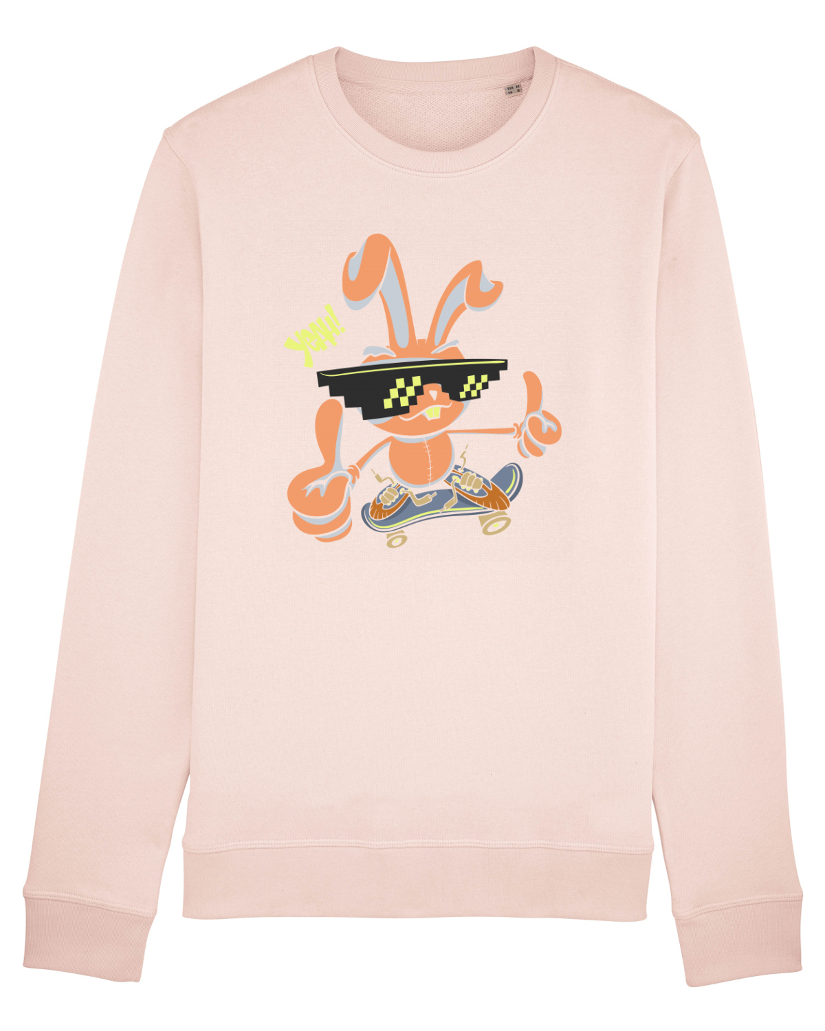 Bluză mânecă lungă Unisex Rise Candy Pink