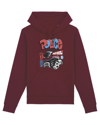 Cool NYC Police Patrol Burgundy