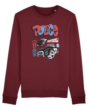 Cool NYC Police Patrol Burgundy