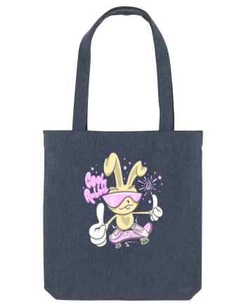 Cool Rabbit On Skateboard Midnight Blue