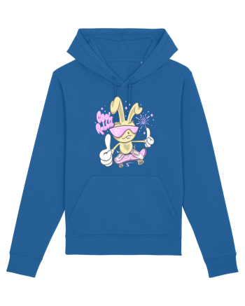 Cool Rabbit On Skateboard Royal Blue