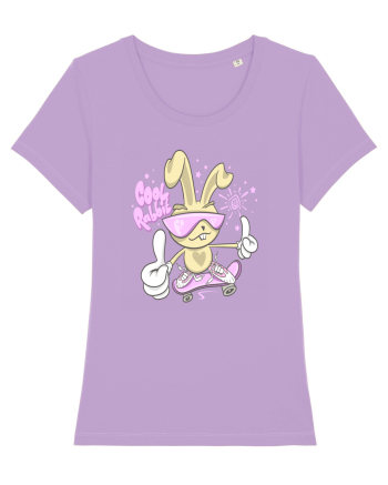 Cool Rabbit On Skateboard Lavender Dawn