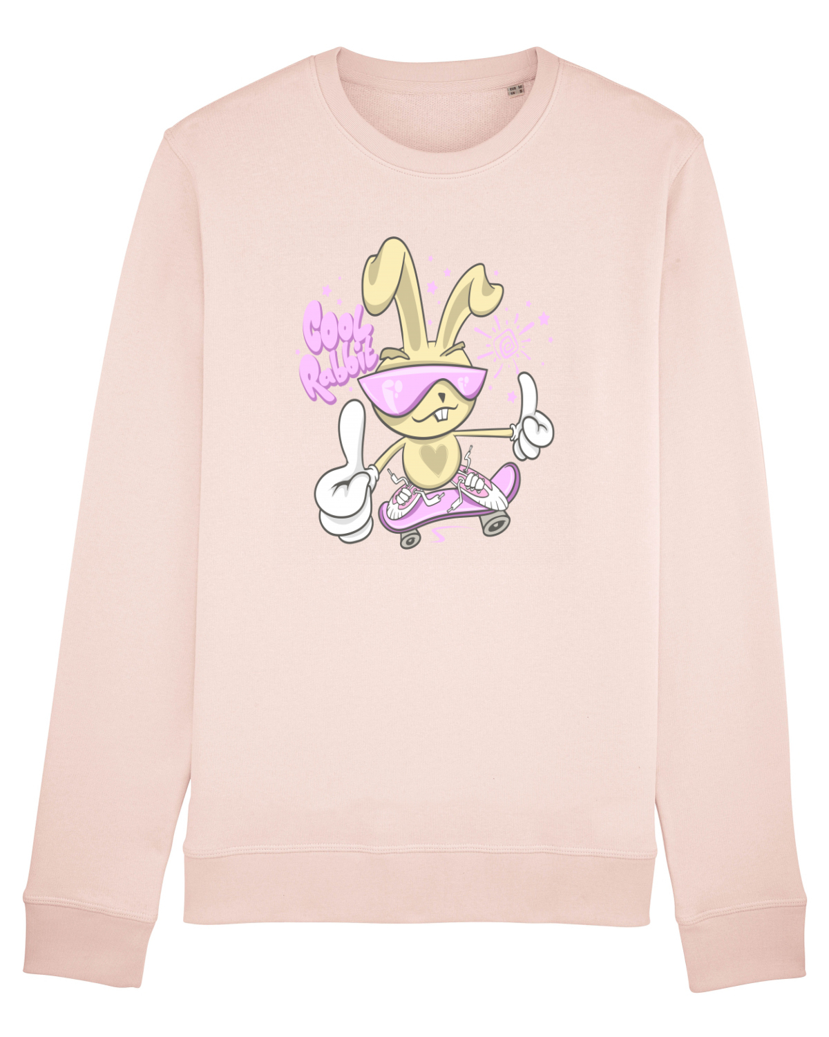 Bluză mânecă lungă Unisex Rise Candy Pink
