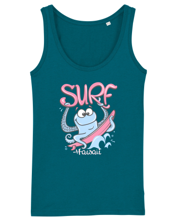 Hawaii Funny Octopus Surf Ocean Depth