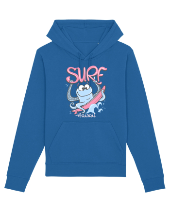 Hawaii Funny Octopus Surf Royal Blue