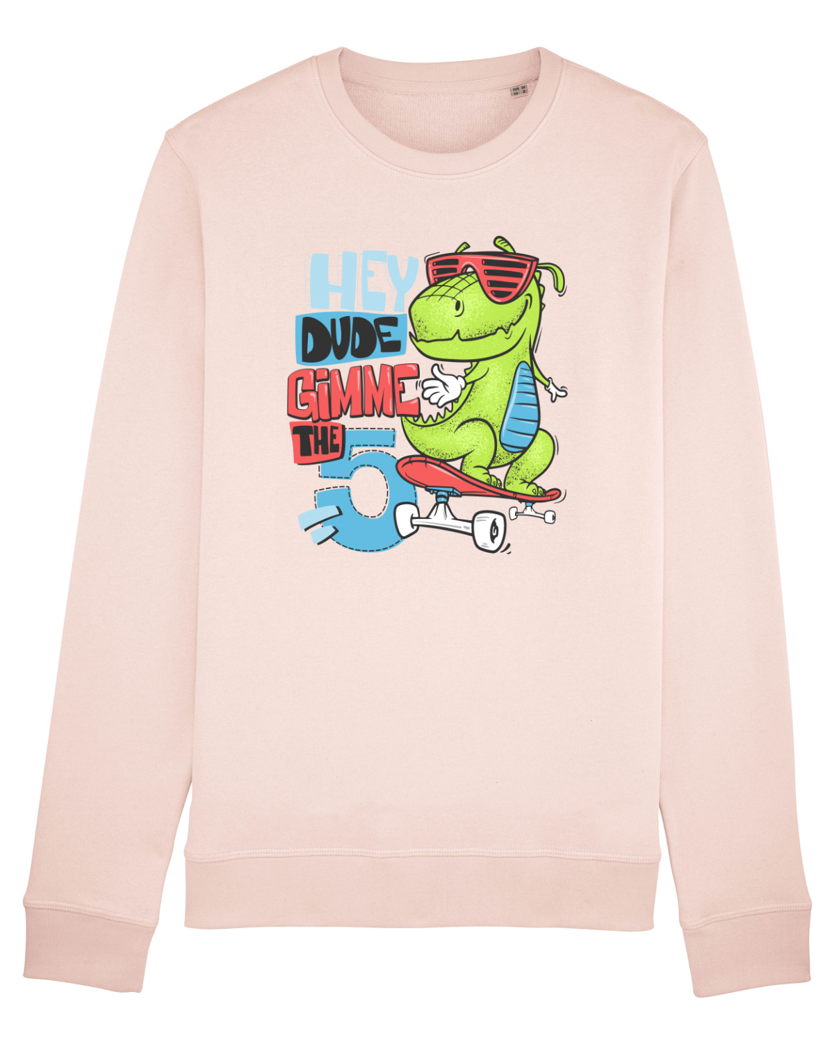 Bluză mânecă lungă Unisex Rise Candy Pink